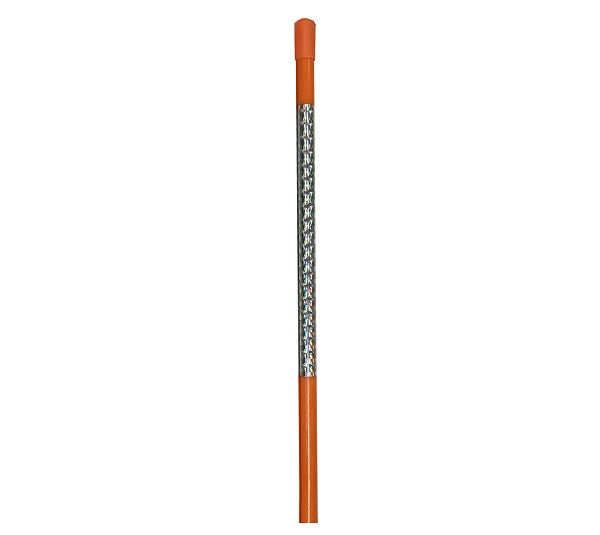 30 PACK, 72" Driveway Marker Orange 5/16" Shaft